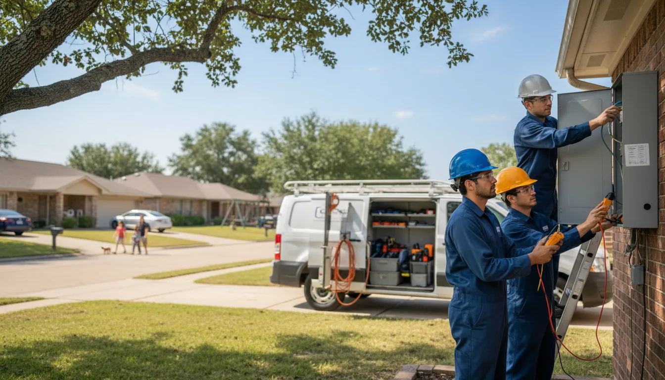 Certified electrician providing emergency electrical services in Sallisaw, OK